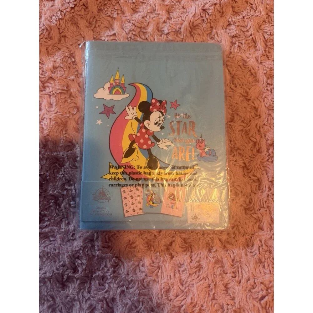 Disney Parks Minnie Mouse Set Of 3 Journals Sealed 96 Pages Each